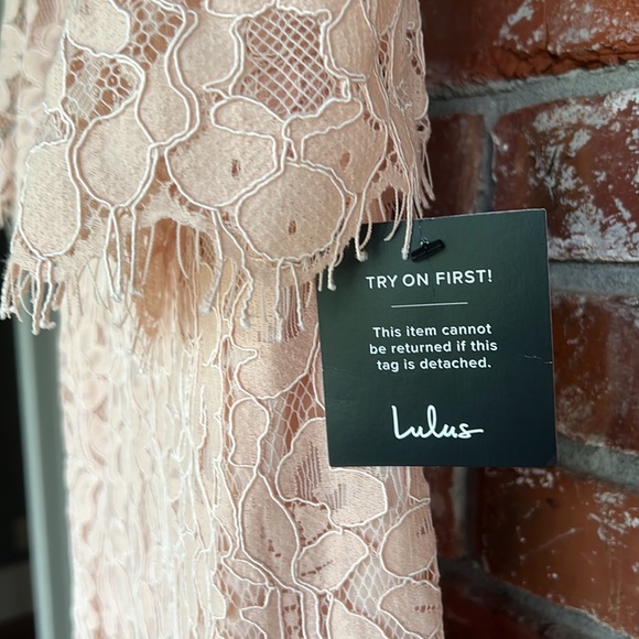 Lulu's NWT strapless lace dress size M - Picture 3 of 10